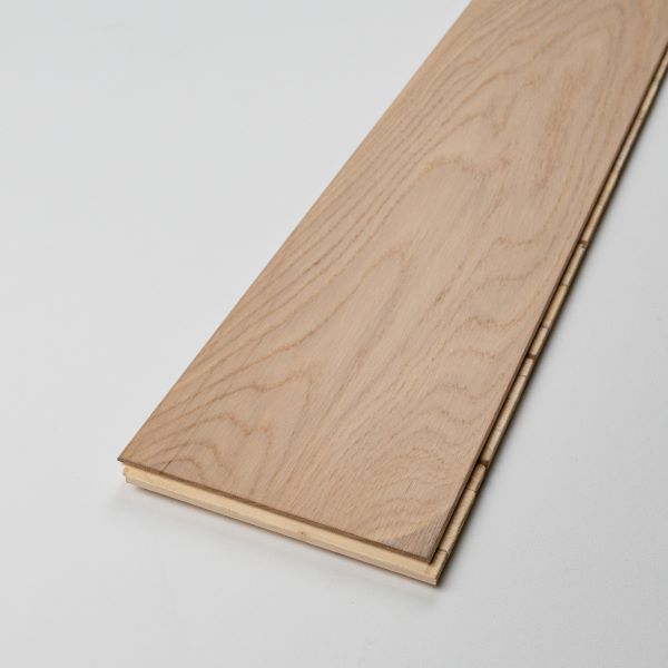 150mm x 14/3mm x 1900mm White Oiled Rustic Grade Engineered Wood Flooring 