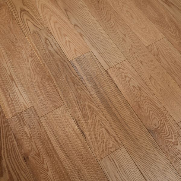 125mm x 18/5mm x random lengths Oak Brush & Oiled Rustic Grade Engineered Wood Flooring 