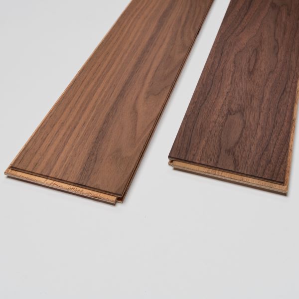 125mm x 14/3mm x 600mm Walnut Oiled Classic Grade Herringbone Engineered Rustic Flooring 